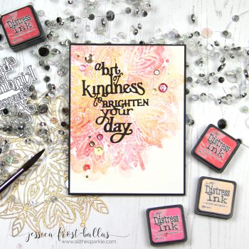 Stenciled Kindness Video All The Sparkle