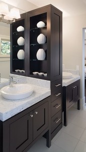 Master bathroom vanity - all the sparkle