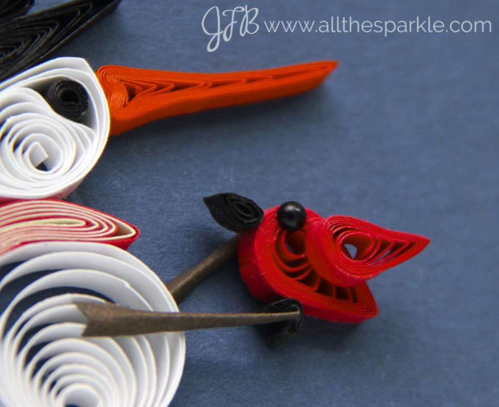 quilled bird www.allthesparkle.com