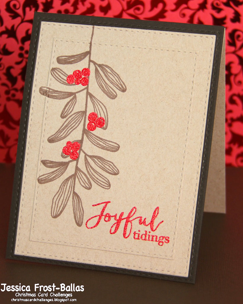 christmas card challenges #13 www.allthesparkle.com