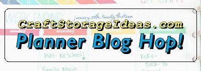 Craft Storage Ideas Planner Blog Hop