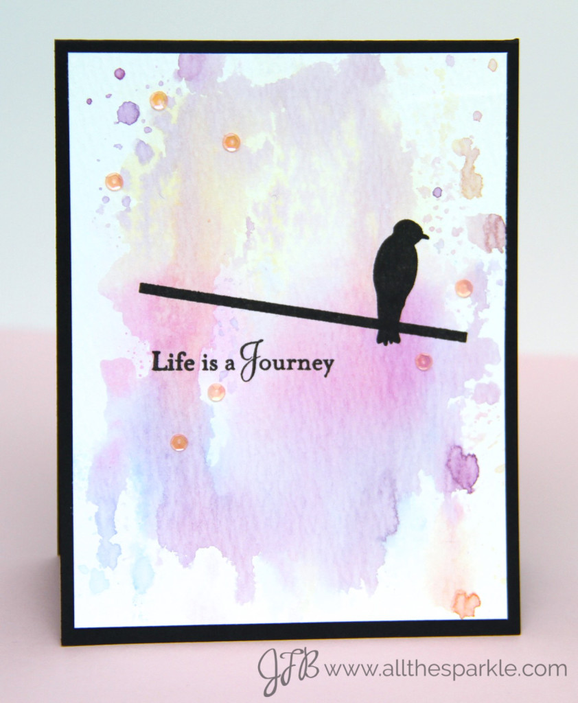 PTI Make it Monday Watercolor Smooshing https://www.allthesparkle.com/pti-make-it-monday-204/