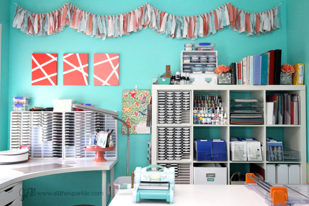 Craft Room Tour - Jessica Frost-Ballas www.allthesparkle.com/craftroomtour2015