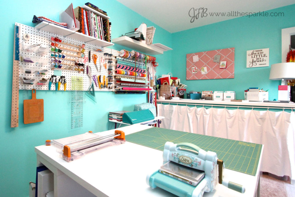 Craft Room Tour - Jessica Frost-Ballas www.allthesparkle.com/craftroomtour2015