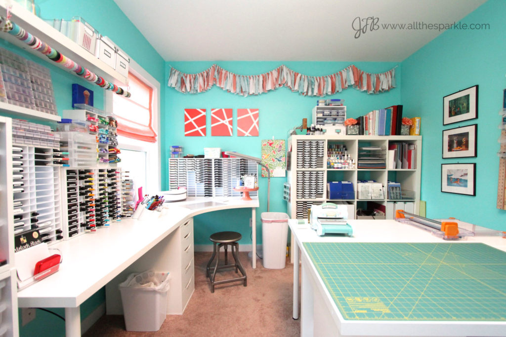 Craft Room Tour - Jessica Frost-Ballas www.allthesparkle.com/craftroomtour2015