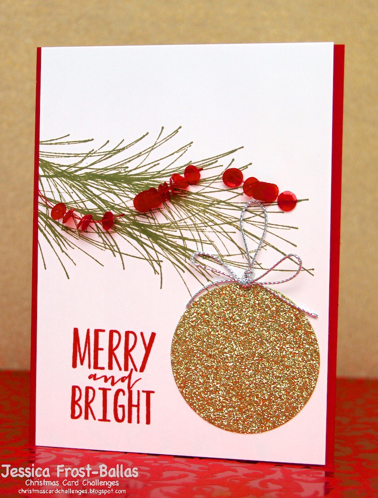 www.allthesparkle.com Christmas Card Challenges