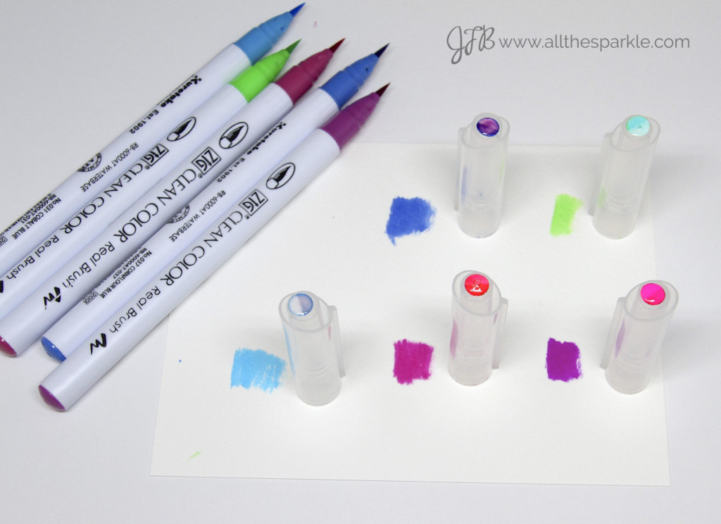 Zig Clean Color Real Brush Markers Color Chart