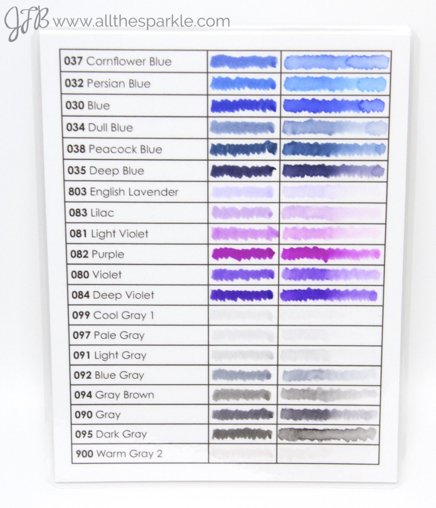 Zig Real Brush Color Chart