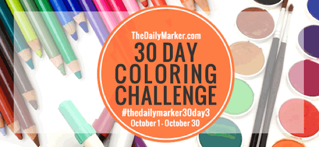 30 day coloring challenge