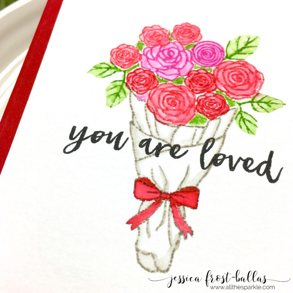 You Are Loved by Jessica Frost-Ballas for Hero Arts My Monthly Hero January 2017
