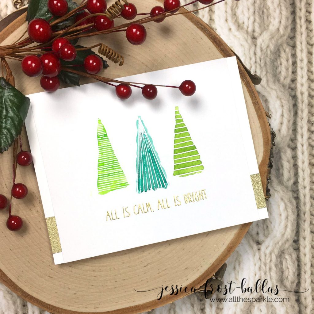 All is Calm All is Bright by Jessica Frost-Ballas for Simon Says Stamp