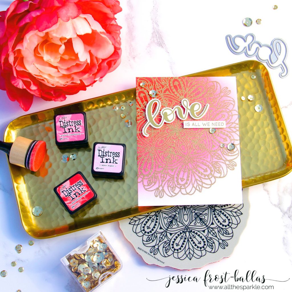 Love is All We Need by Jessica Frost-Ballas for Simon Says Stamp