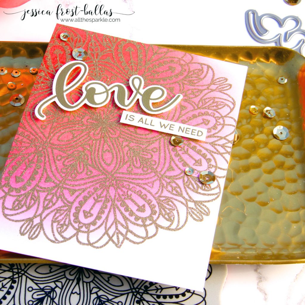 Love is All We Need by Jessica Frost-Ballas for Simon Says Stamp