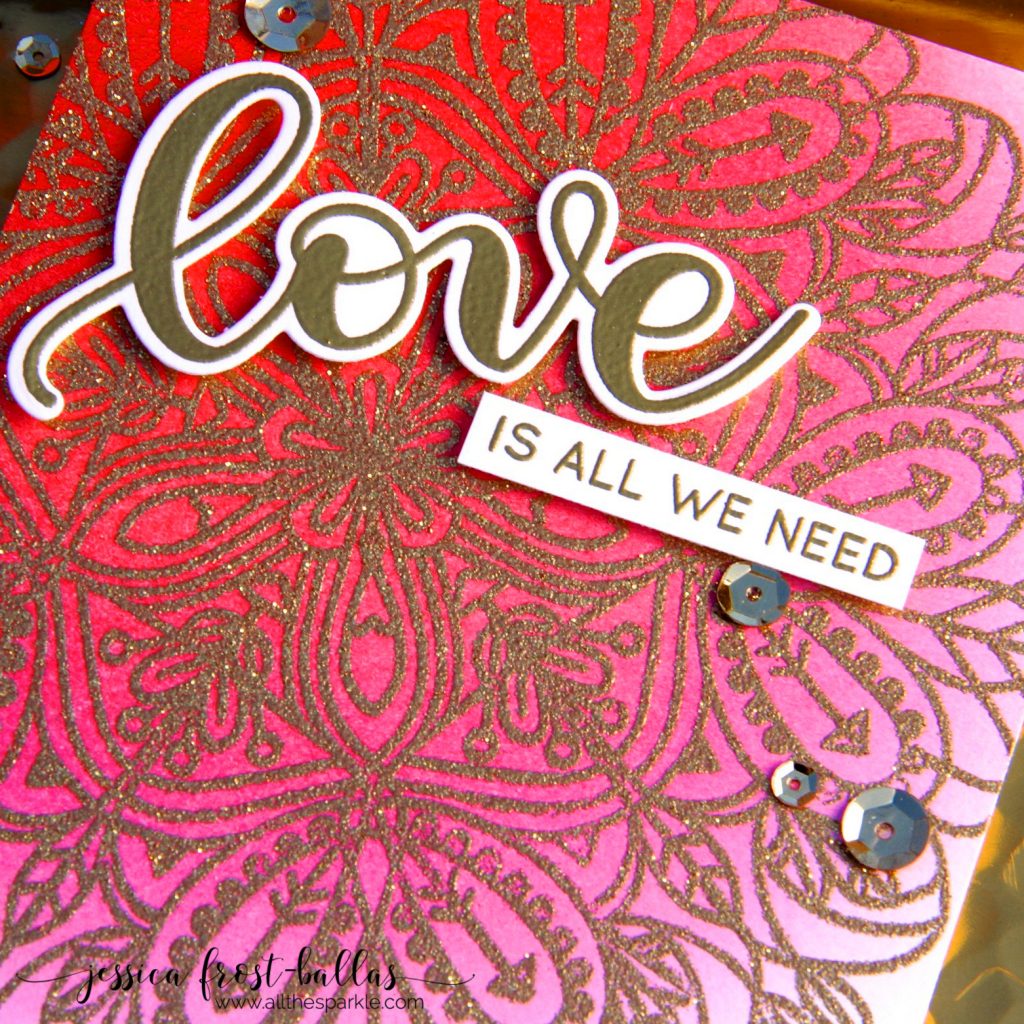 Love is All We Need by Jessica Frost-Ballas for Simon Says Stamp