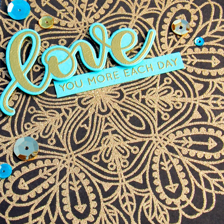 Love You More Each Day by Jessica Frost-Ballas for Simon Says Stamp