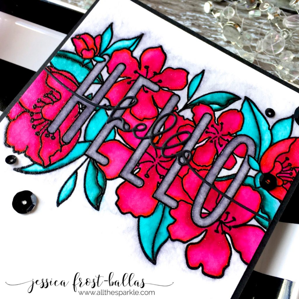 Botanic Hello by Jessica Frost-Ballas for Simon Says Stamp