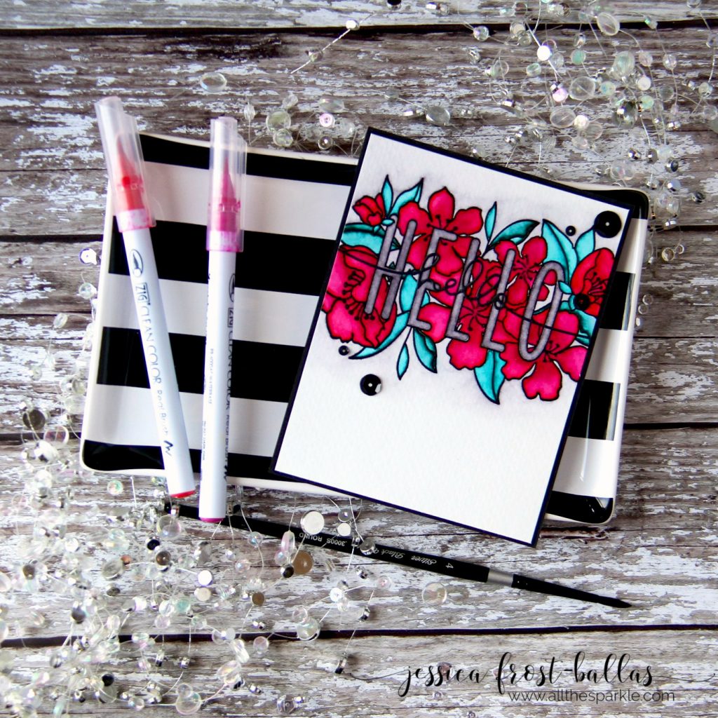 Botanic Hello by Jessica Frost-Ballas for Simon Says Stamp