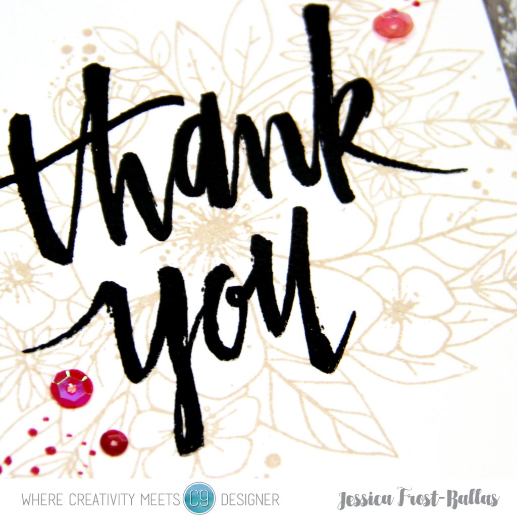 Thank You by Jessica Frost-Ballas for Where Creativity Meets C9