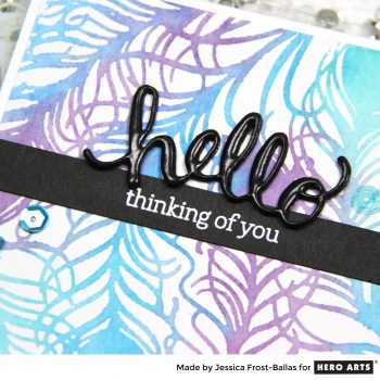 Hello Thinking of You by Jessica Frost-Ballas for Hero Arts