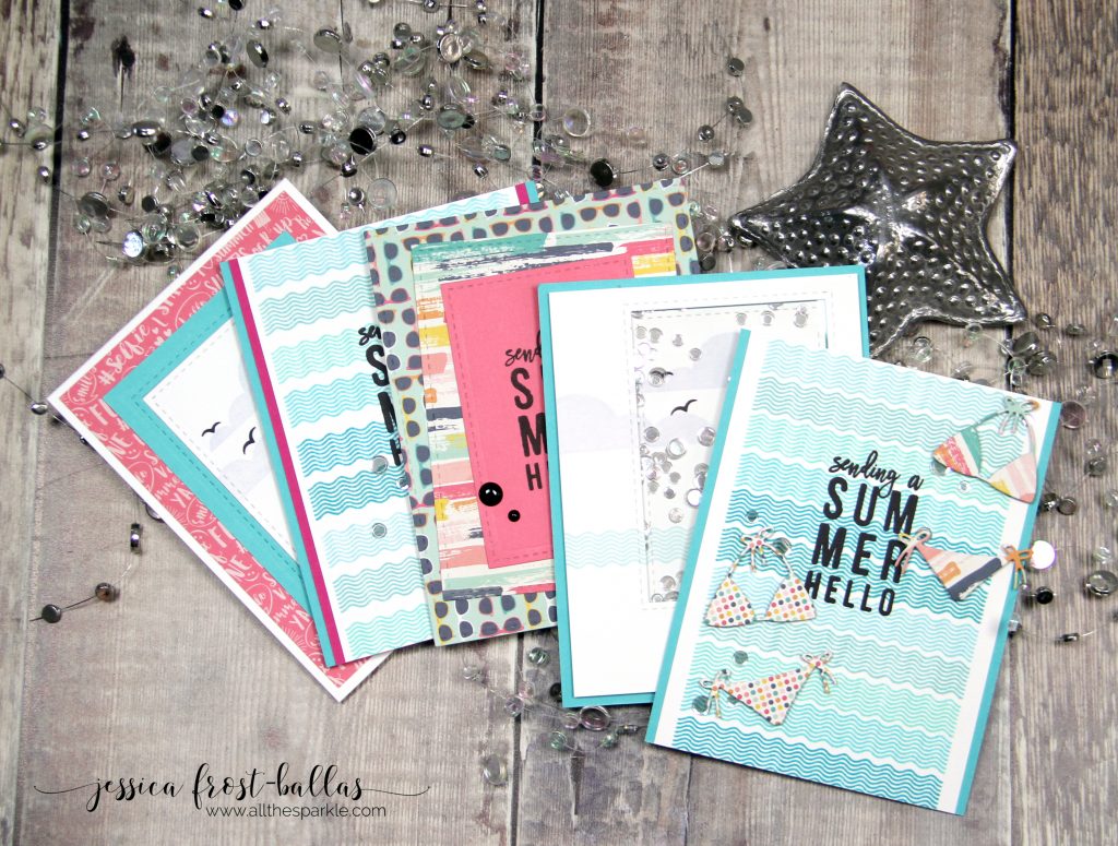 July 2017 Card Kit by Jessica Frost-Ballas for Simon Says Stamp