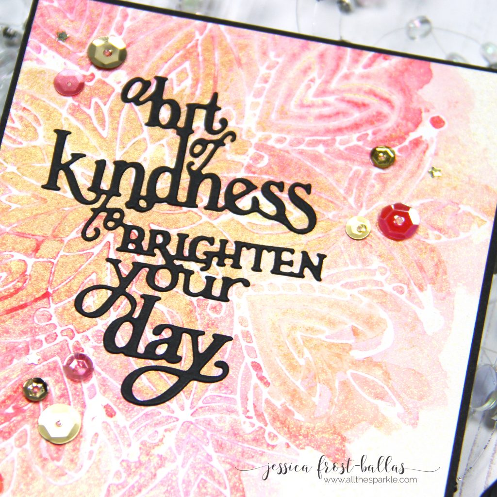 A Bit of Kindness to Brighten Your Day by Jessica Frost-Ballas for Simon Says Stamp