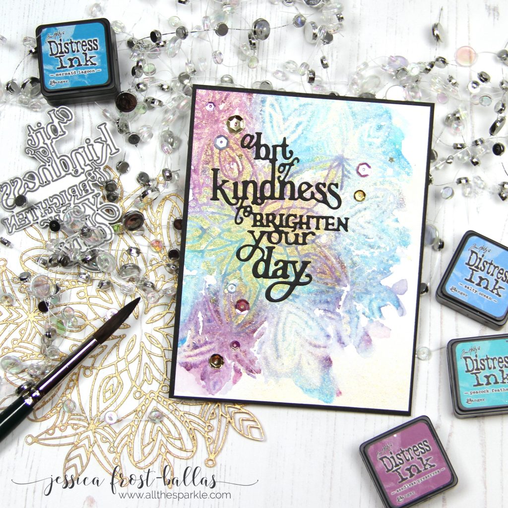 A Bit of Kindness to Brighten Your Day by Jessica Frost-Ballas for Simon Says Stamp