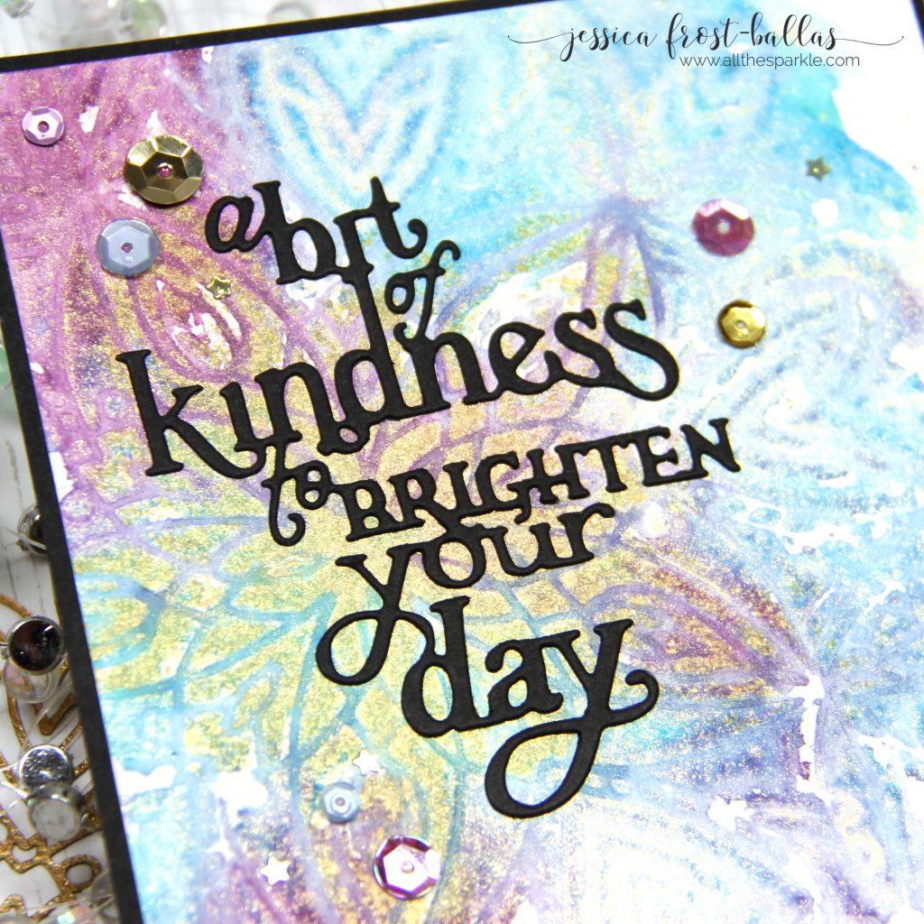 A Bit of Kindness to Brighten Your Day by Jessica Frost-Ballas for Simon Says Stamp
