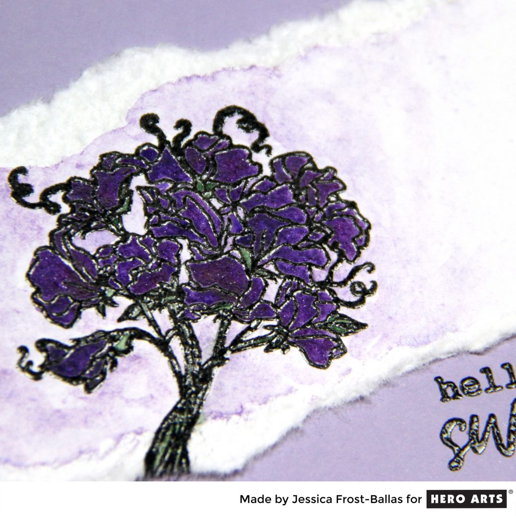 Hello Sweet Pea by Jessica Frost-Ballas for Hero Arts