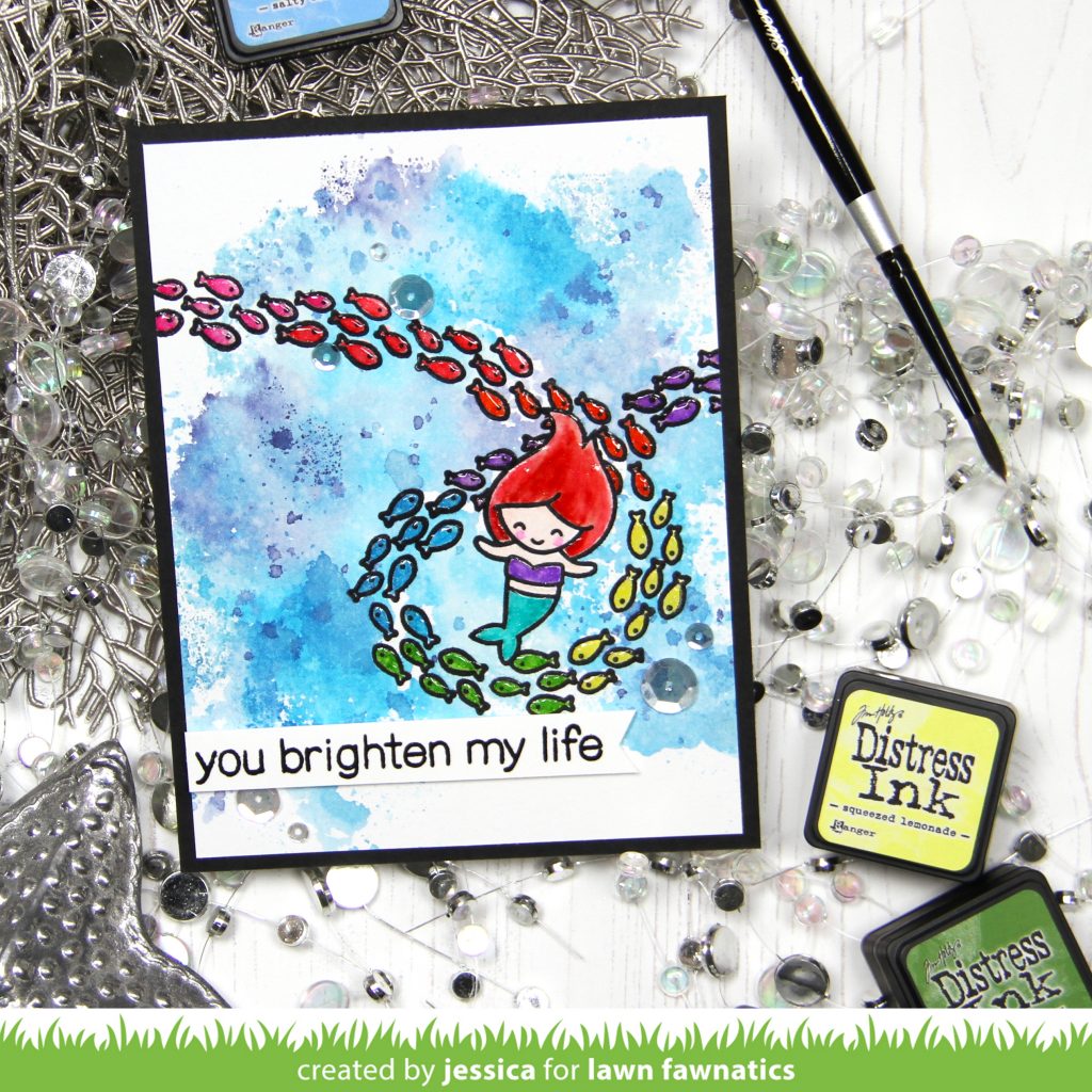 You Brighten My Life by Jessica Frost-Ballas for Lawn Fawnatics