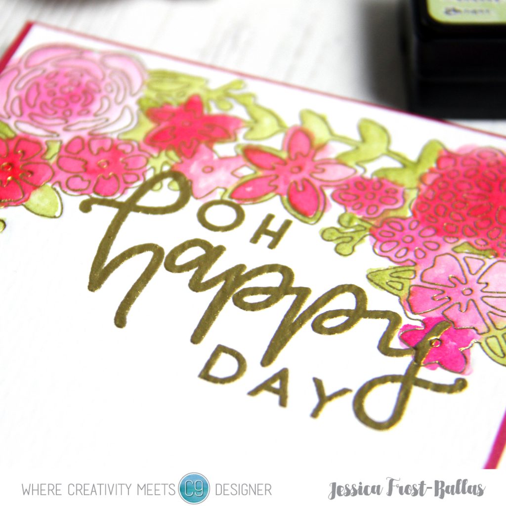 Oh Happy Day by Jessica Frost-Ballas for Where Creativity Meets C9