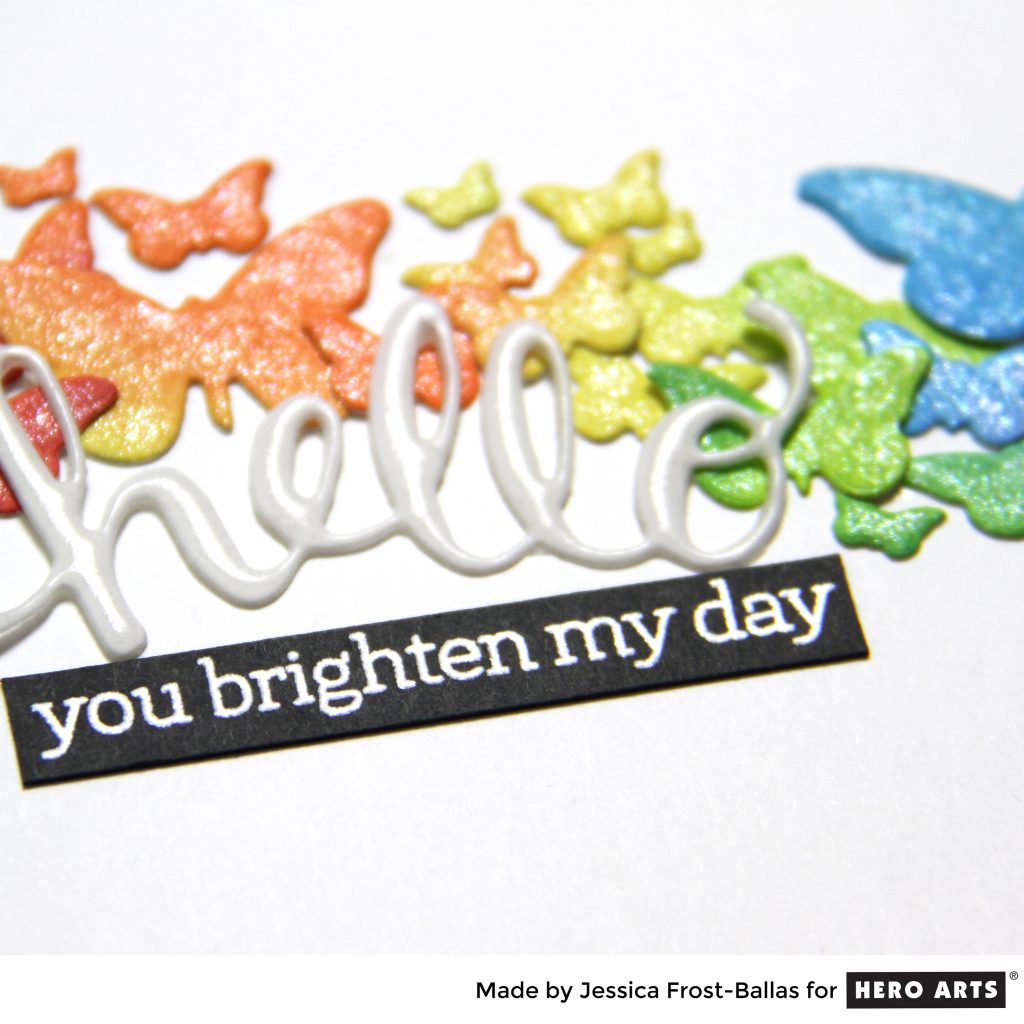 Hello You Brighten My Day by Jessica Frost-Ballas for Hero Arts