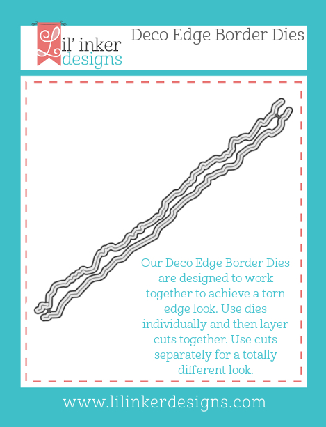 Lil' Inker Designs Deco Edge Border Dies