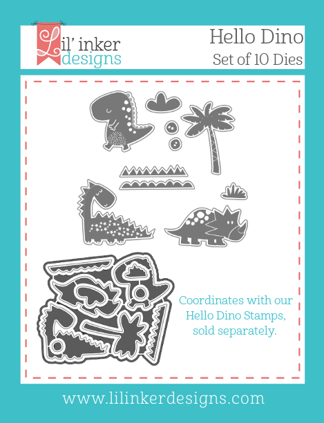 Lil' Inker Designs Hello Dino Dies