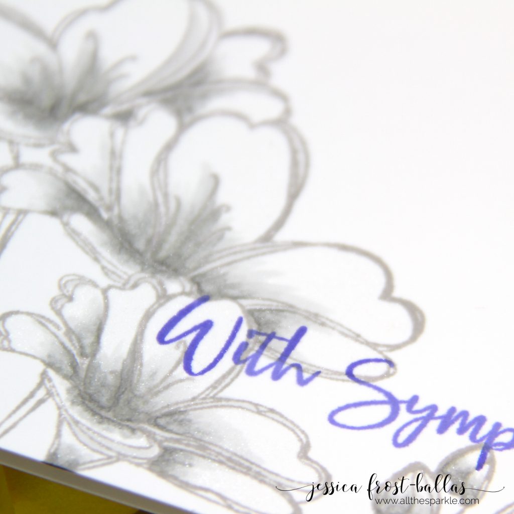 With Sympathy by Jessica Frost-Ballas for Simon Says Stamp