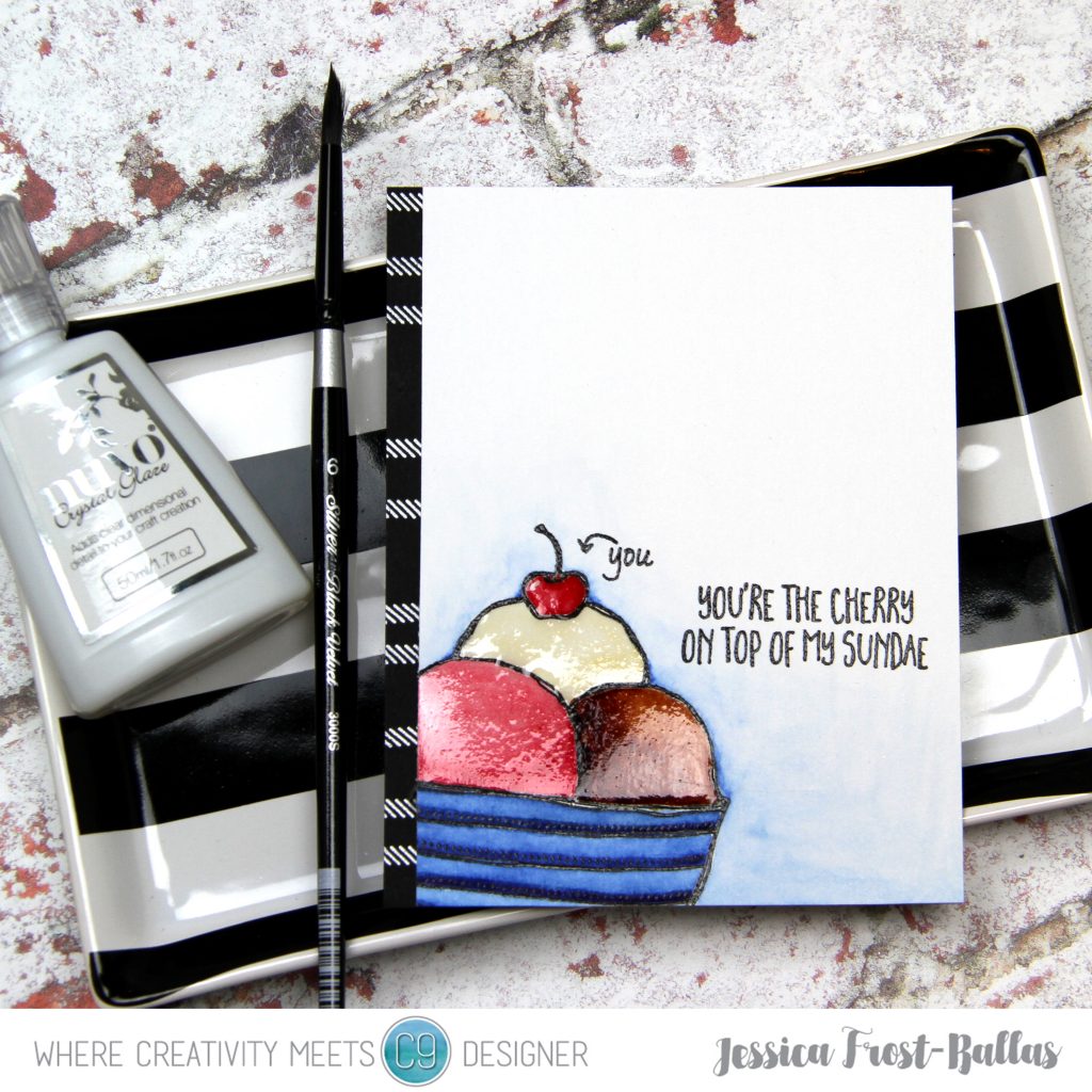 You're the Cherry On Top of My Sundae by Jessica Frost-Ballas for Where Creativity Meets C9