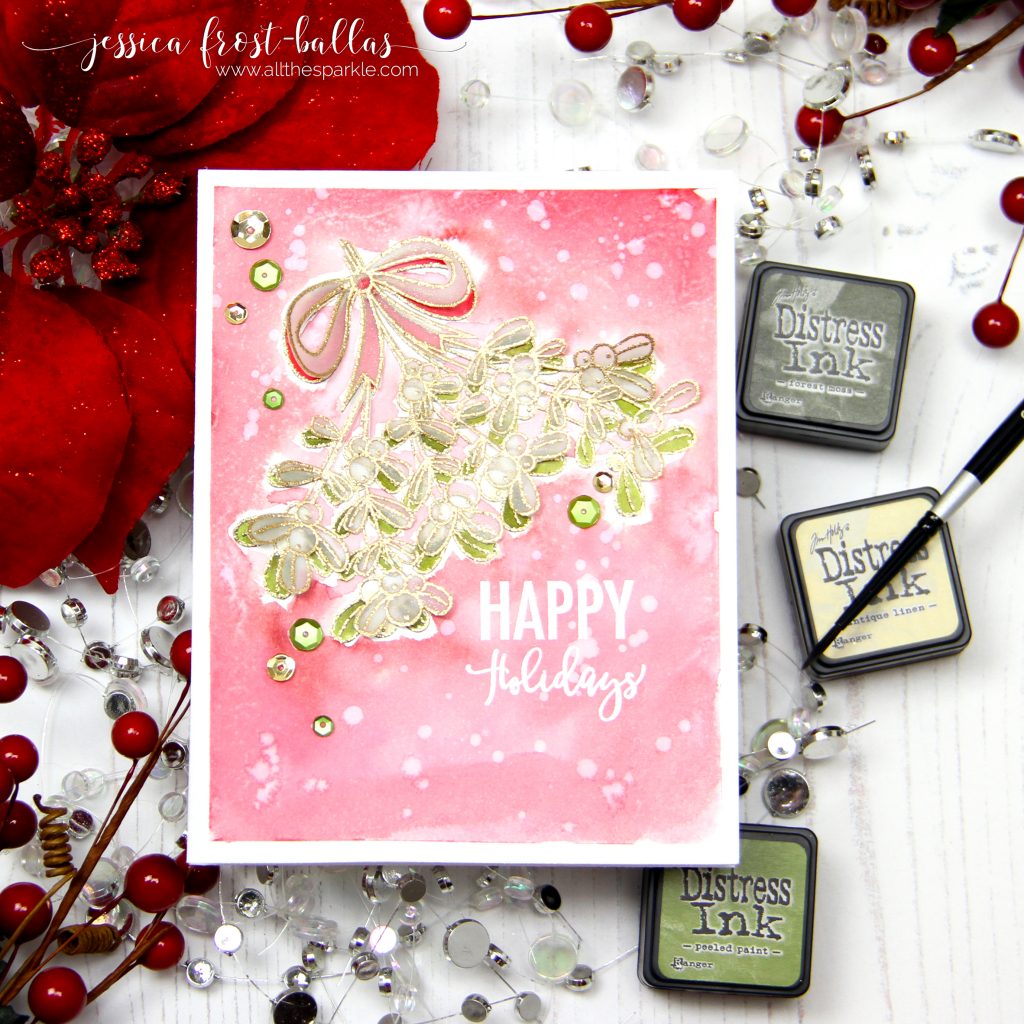 Happy Holidays by Jessica Frost-Ballas for Simon Says Stamp