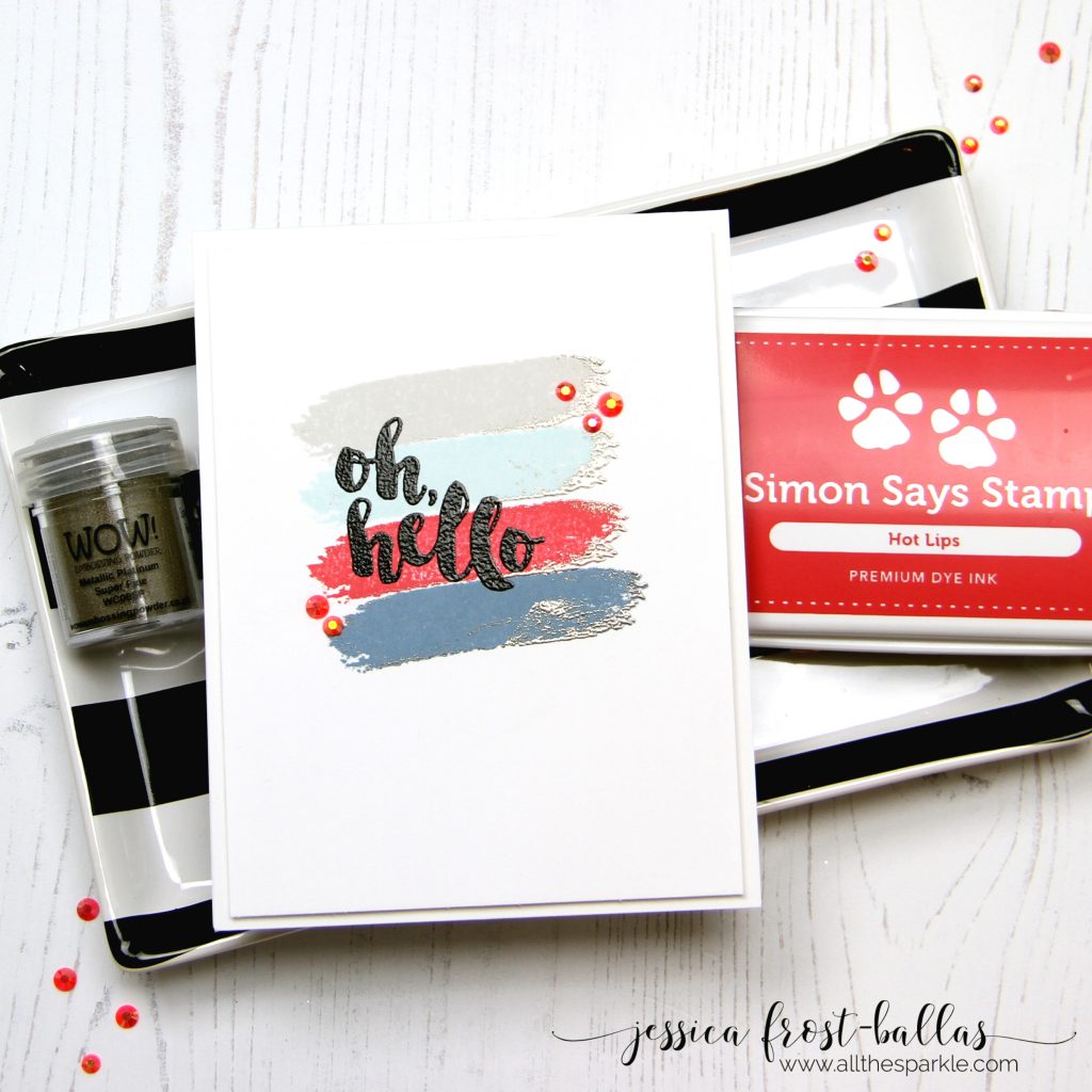 Oh Hello by Jessica Frost-Ballas for Simon Says Stamp