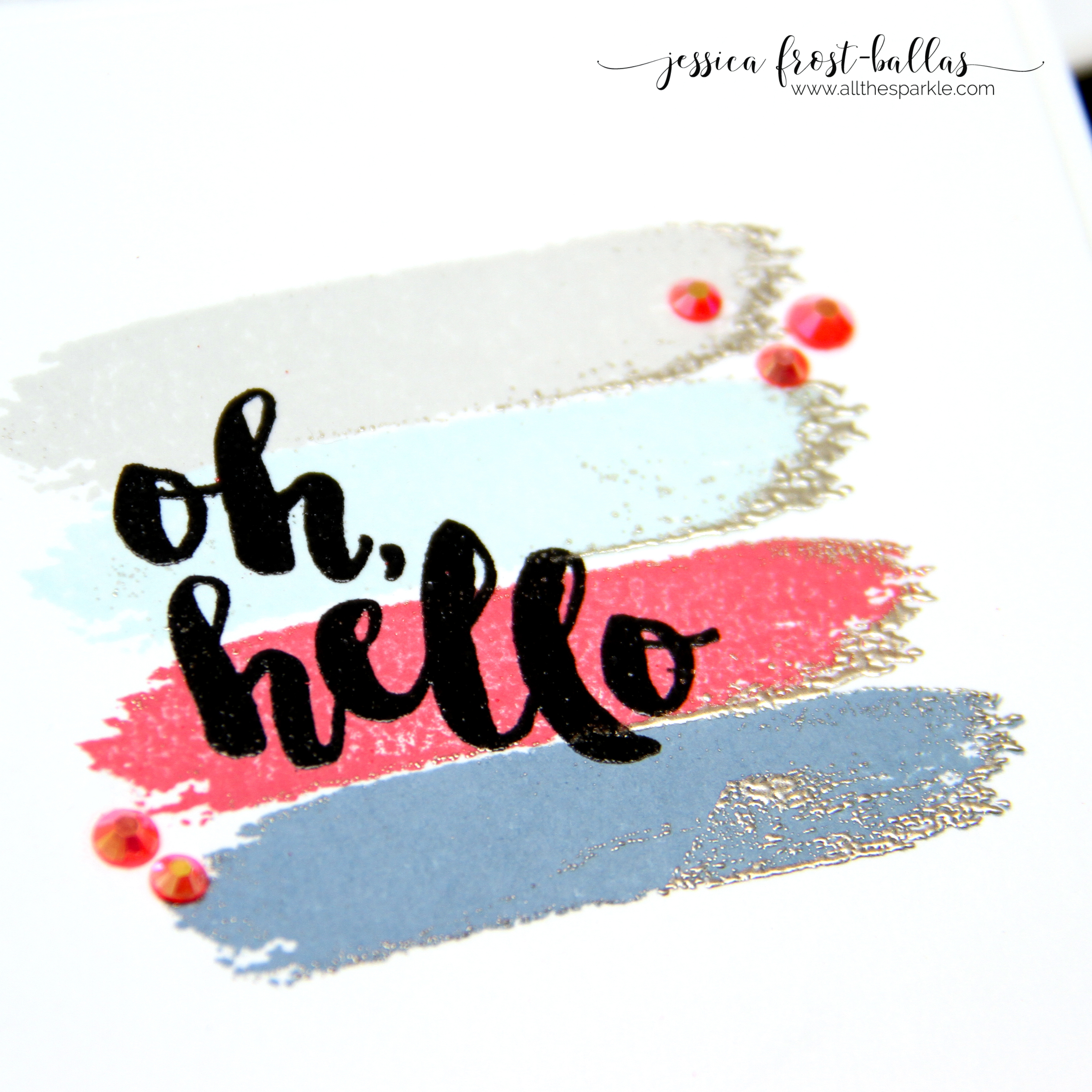 Oh Hello by Jessica Frost-Ballas for Simon Says Stamp