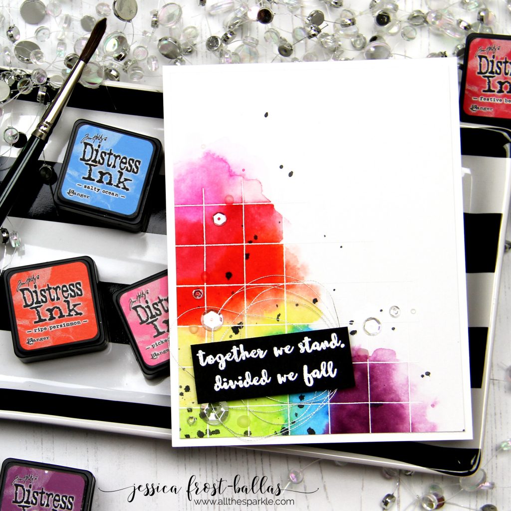 Together We Stand, Divided We Fall by Jessica Frost-Ballas for Simon Says Stamp