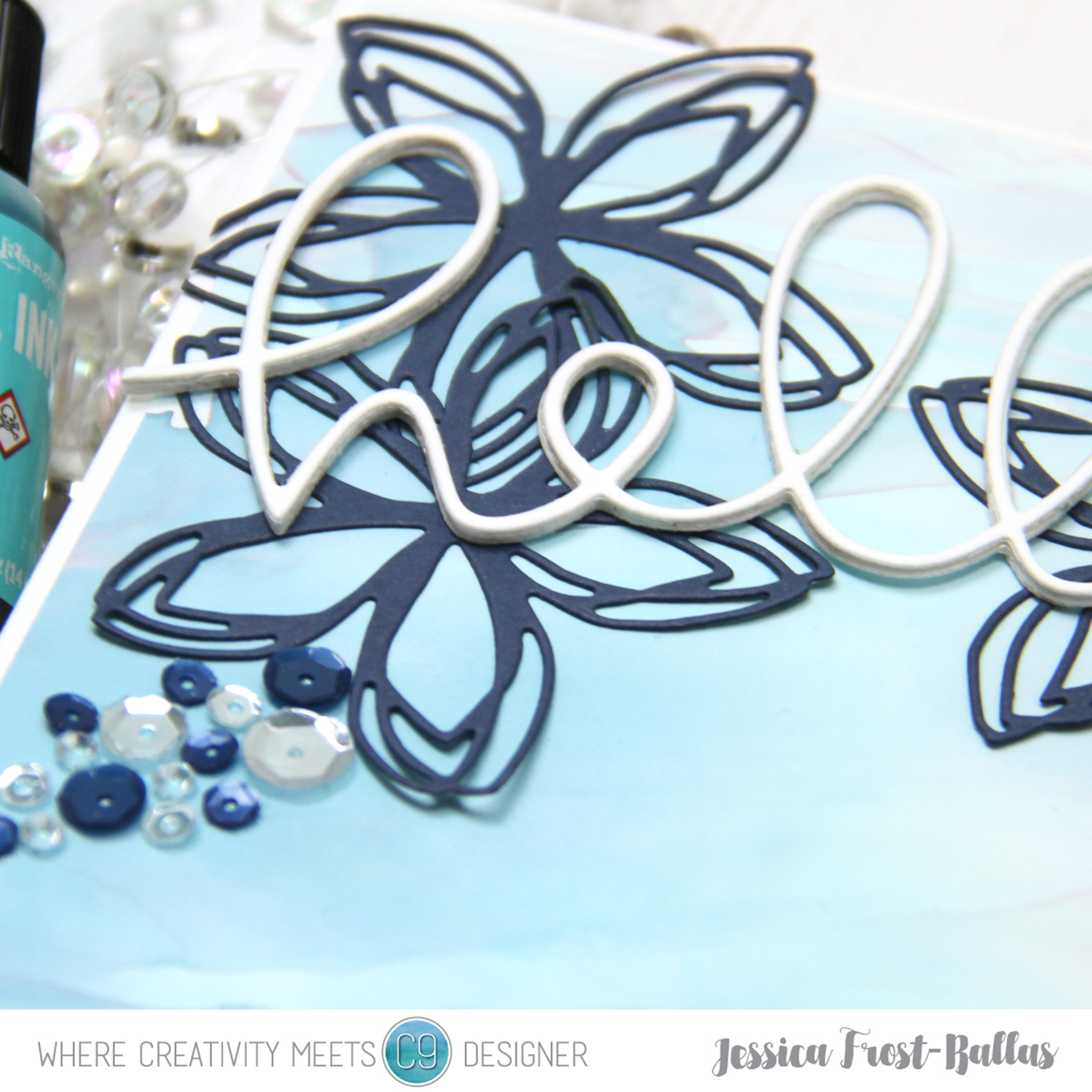Hello by Jessica Frost-Ballas for Where Creativity Meets C9