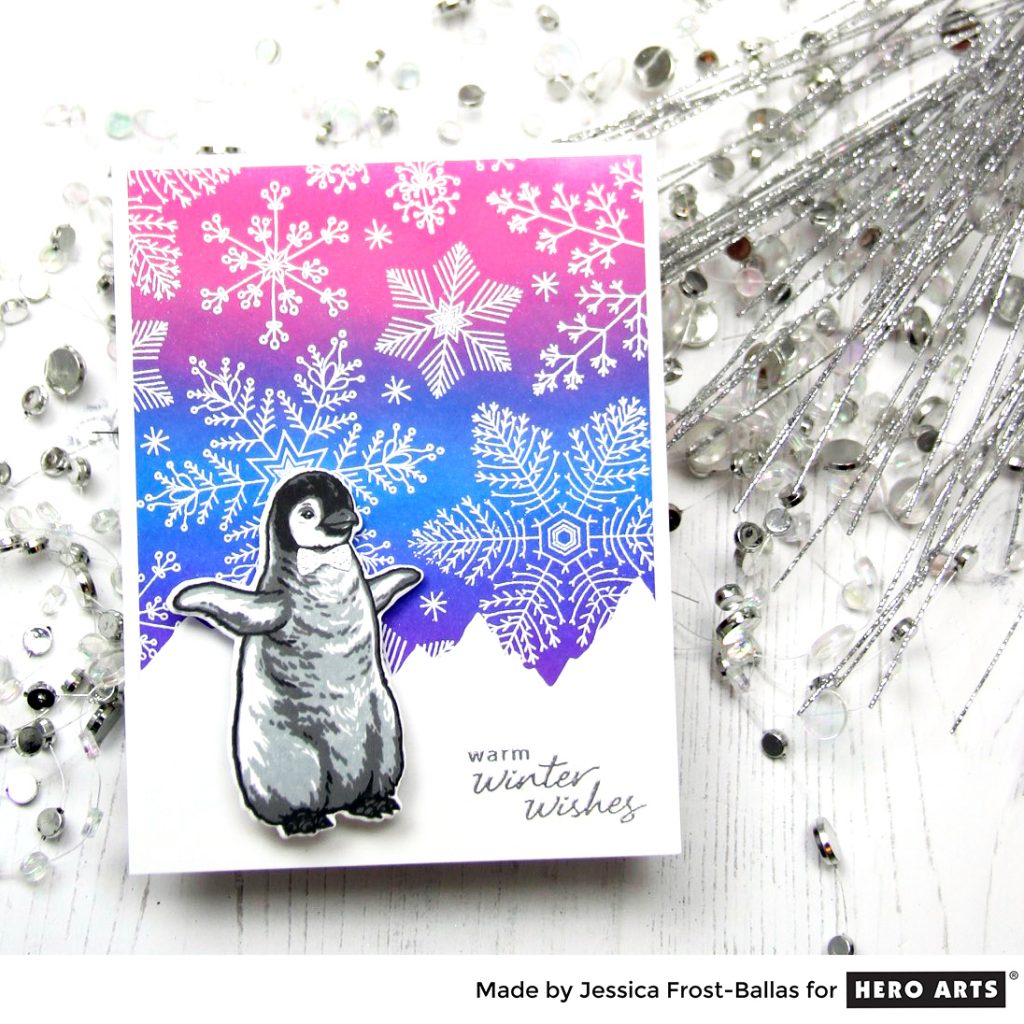 Sending Winter Wishes by Jessica Frost-Ballas for Hero Arts