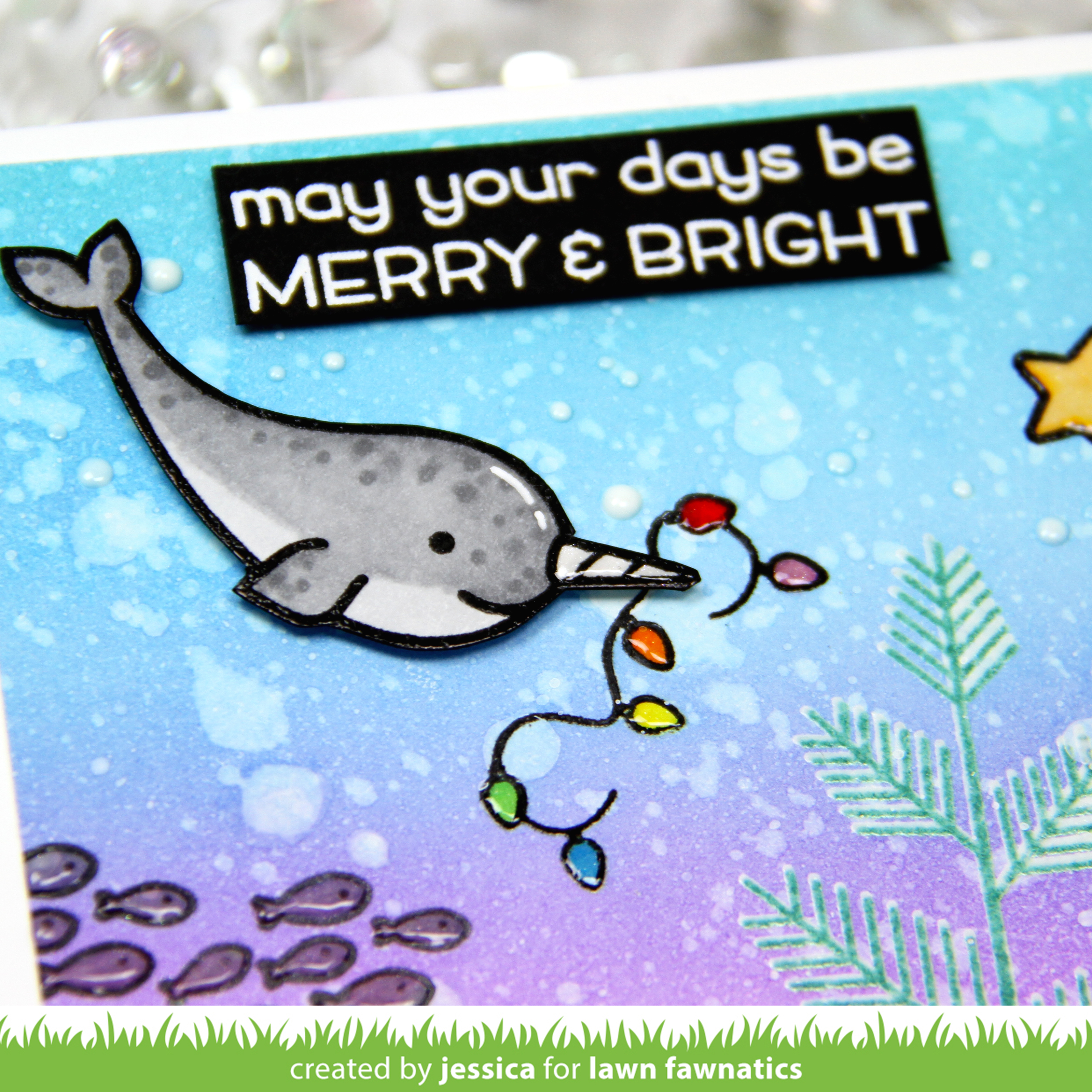 Merry and Bright by Jessica Frost-Ballas for Lawn Fawnatics