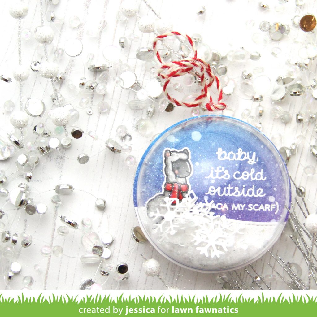 Baby It's Cold Outside by Jessica Frost-Ballas for Lawn Fawnatics