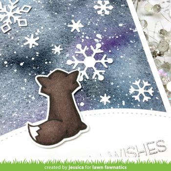 Sending Warm Wishes by Jessica Frost-Ballas for Lawn Fawnatics