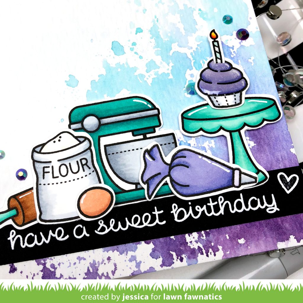 Have a Sweet Birthday by Jessica Frost-Ballas for Lawn Fawnatics