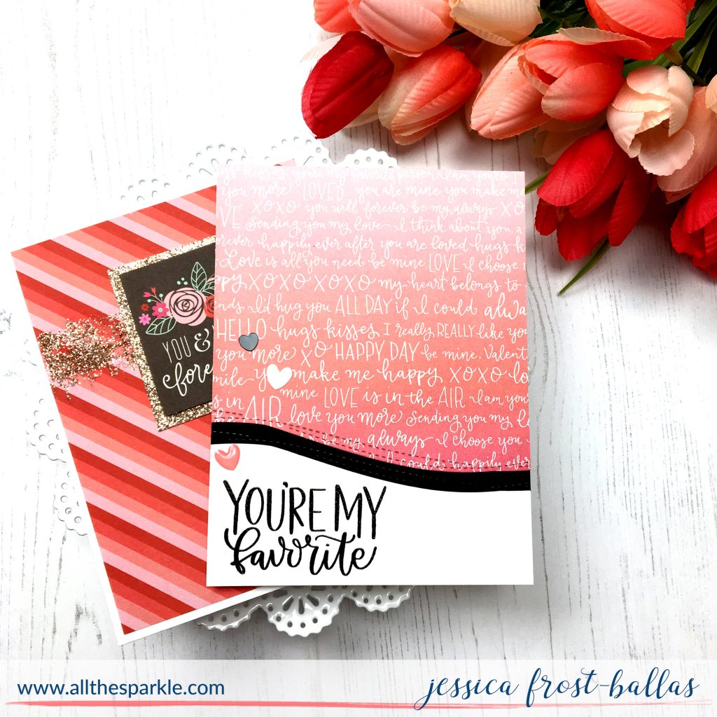 Simon Says Stamp January 2018 Card Kit My Favorite Person by Jessica Frost-Ballas