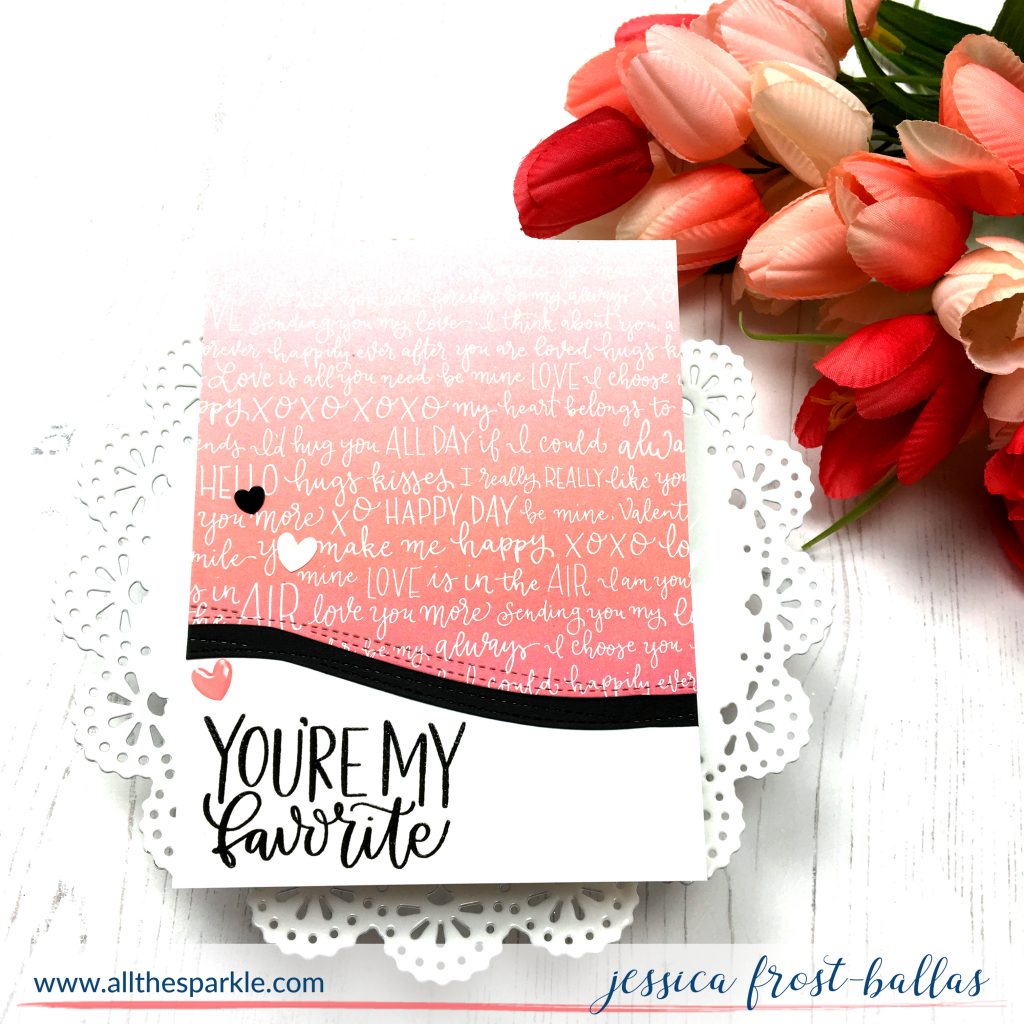 Simon Says Stamp January 2018 Card Kit My Favorite Person by Jessica Frost-Ballas