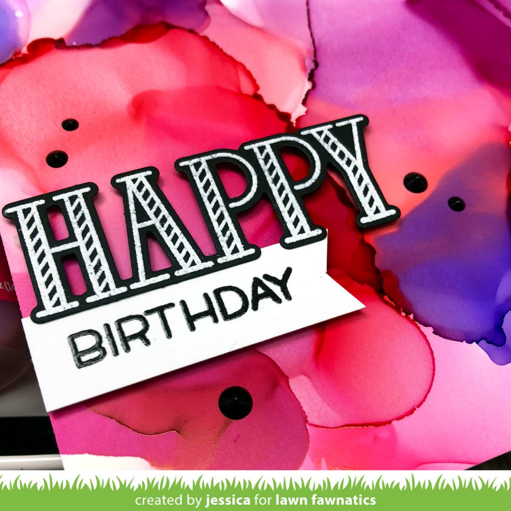 Happy Birthday for Lawn Fawnatics by Jessica Frost-Ballas