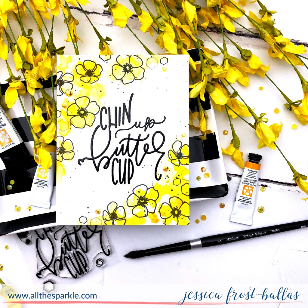 Chin Up Buttercup by Jessica Frost-Ballas for Simon Says Stamp