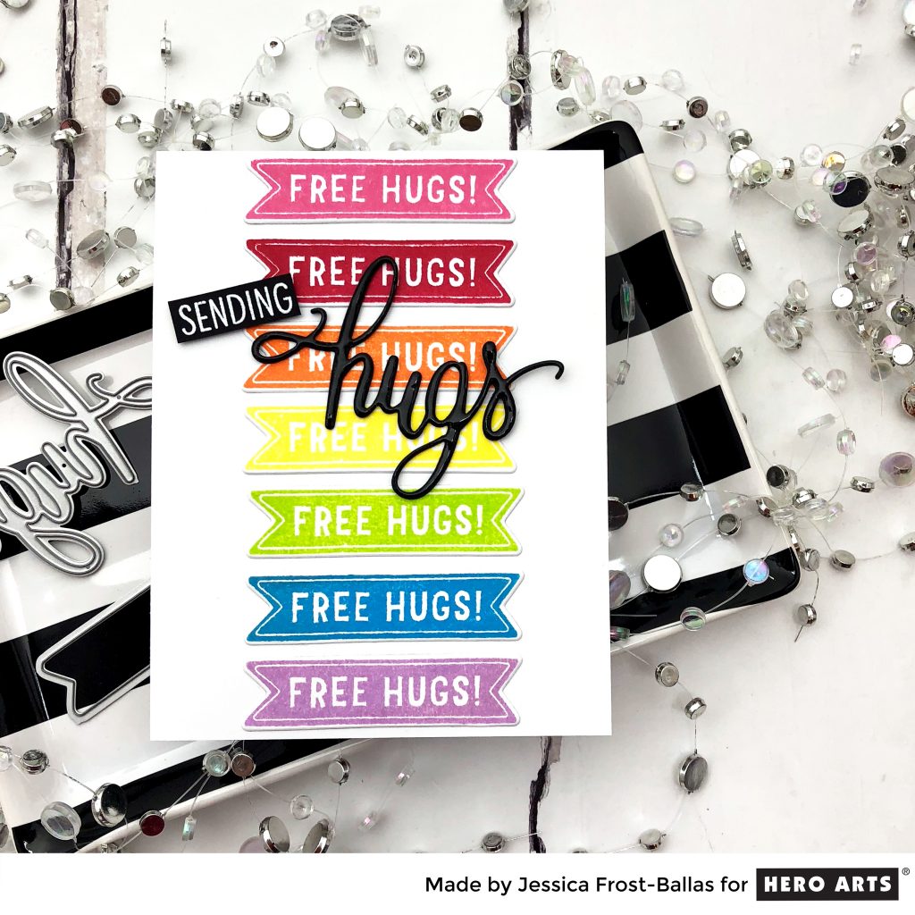 Sending Hugs by Jessica Frost-Ballas for Hero Arts